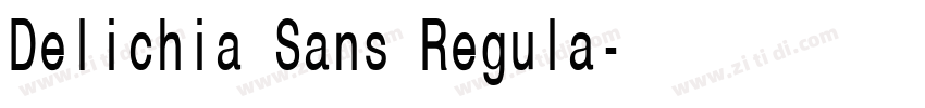 Delichia Sans Regula字体转换 Delichia Sans Regula字体转换